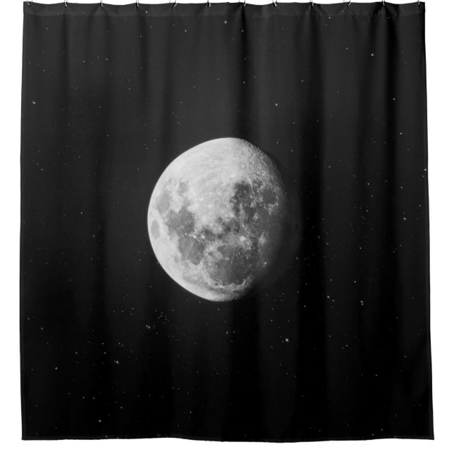 Farbige Galaxie Duschvorhang (Vorderseite)