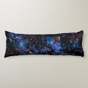 Farbige Galaxien, Sterne und Planeten Seitenschläferkissen