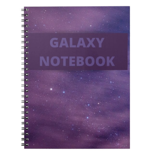 Farbige Galaxy-Notebooks Notizblock (Vorderseite)
