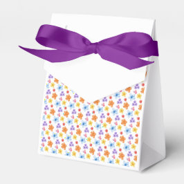 Farbige Gastgeschenk-Tasche mit Blumenmuster, Geschenkschachtel