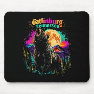 Farbige Gatlinburg Tennessee Berge Bär Wandern Mousepad