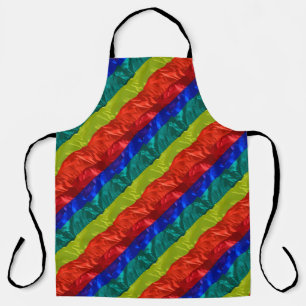 Farbige Gay LGBT Rainbow Flag Design Schürze