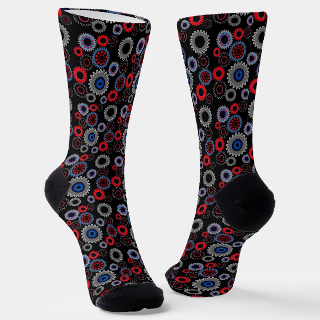 Farbige Geber Socken (Gewinkelt)