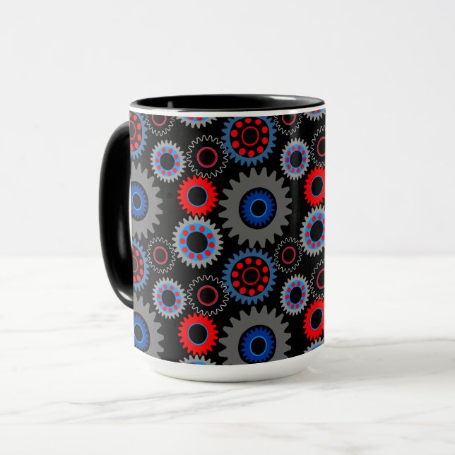 Farbige Geber Tasse (Vorderseite Links)