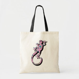 Farbige Gecko-Illustration   Süßer minimaler Eidec Tragetasche