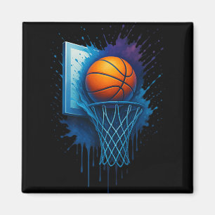 Farbige Gefärbte Krawatte Basketball-Bekleidung mi Magnet
