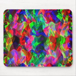 Farbige, gekrümmte Dreiecke oder farbige Umrundung Mousepad