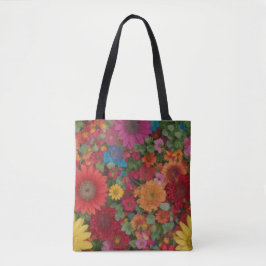 Farbige gemischte Blume Tasche