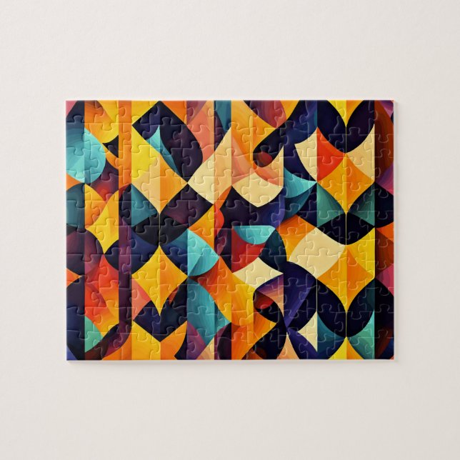 Farbige Geometrie (Horizontal)