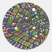 Farbige geometrische Kreise