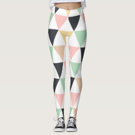Farbige geometrische Leggings