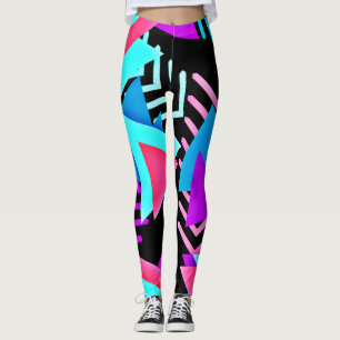 Farbige geometrische Leggings