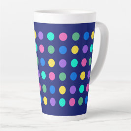 Farbige geometrische Punkte-Design für Trinkgefäße Milchtasse