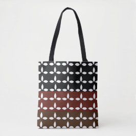 Farbige geometrische Streifen Tasche