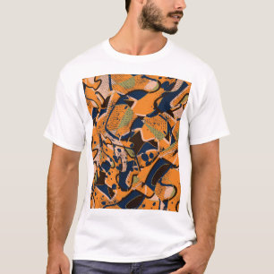 Farbige geometrische vintage nahtlose Kulisse. T-Shirt