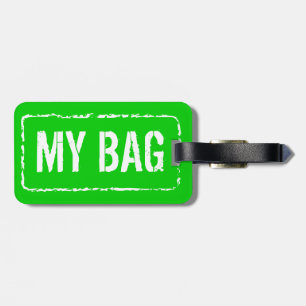 Farbige Gepäckanhänger Farben anpassen