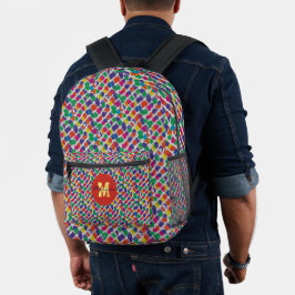 Farbige Geräusche. Bedruckter Rucksack