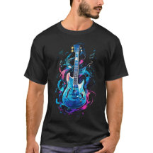 Farbige Gitarre