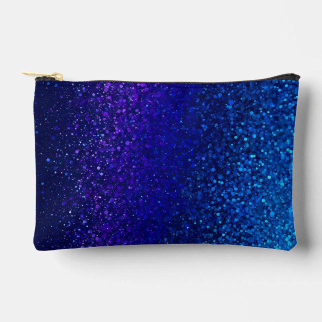 Farbige Glitzer Art Accessoire Tasche (Vorderseite)