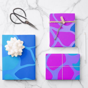 Farbige Gradienten Wrapping Paper Set Geschenkpapier Set