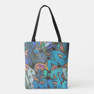 Farbige Graffiti Design Totbeutel Tasche
