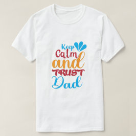 Farbige Grafik "I Liebe You Daddy" mit einem Schna T-Shirt