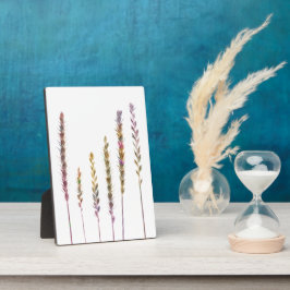 Farbige Gras Fotoplatte