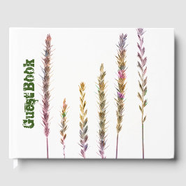Farbige Gras Gästebuch