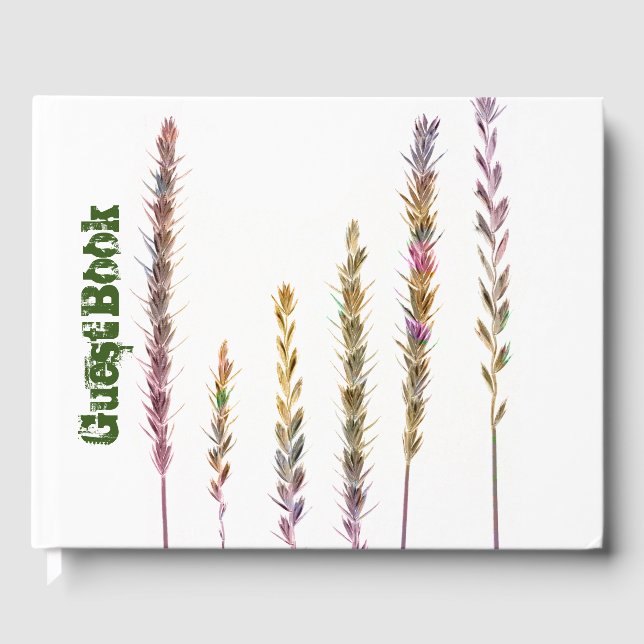 Farbige Gras Gästebuch (Vorderseite)