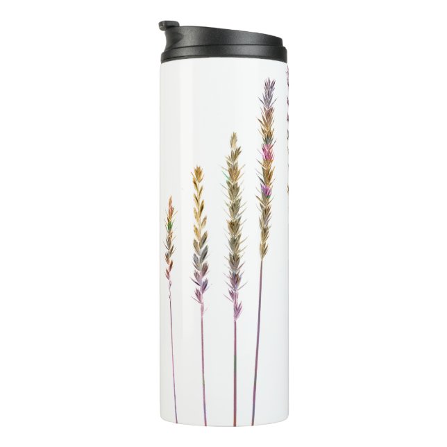 Farbige Gras Thermosbecher (Nach rechts gedreht)