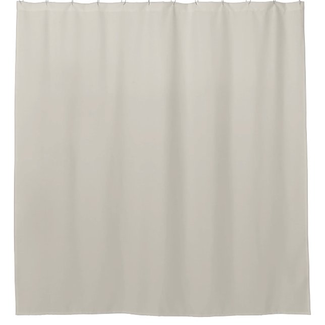 Farbige Graubeige Duschvorhang (Vorderseite)