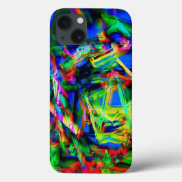 Farbige grüne Farbquadrate, falscher Pinselstrich Case-Mate iPhone Hülle