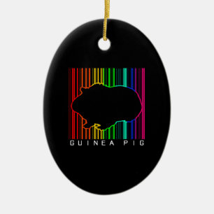 Farbige Guinea   NIEDLICHE GUINEA   Niedliches Tie Keramik Ornament