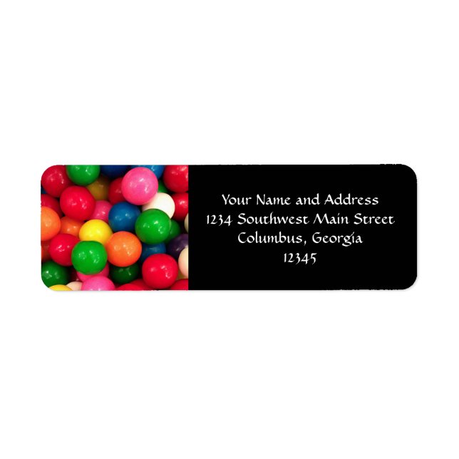 Farbige Gum Ball Candy (Vorne)