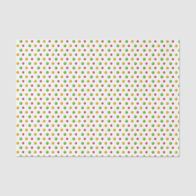Farbige Gumdrop Candy Seidenpapier (Vorderseite)