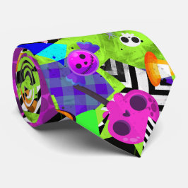 Farbige Halloween Art Krawatte