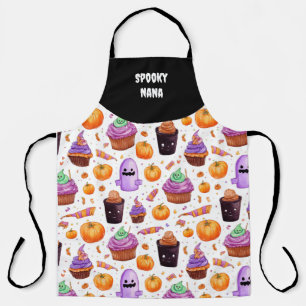 Farbige halloween Leckerei Muster Schürze für Nana