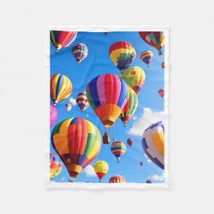 Farbige Heißluftballons Decke
