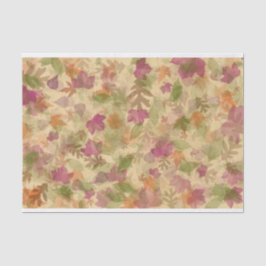 Farbige Herbst-Herbstlaube Seidenpapier