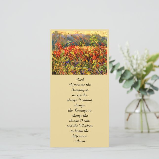 Farbige Herbstakzale und Sumac-Reds und Blues (Stehend Vorderseite)