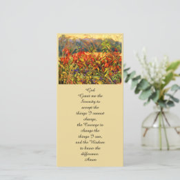 Farbige Herbstakzale und Sumac-Reds und Blues