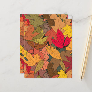 Farbige Herbstblätter