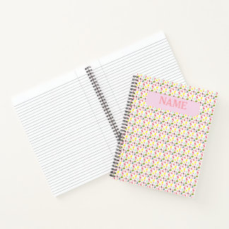 Farbige Herbstblätter & Blüten Notizbuch
