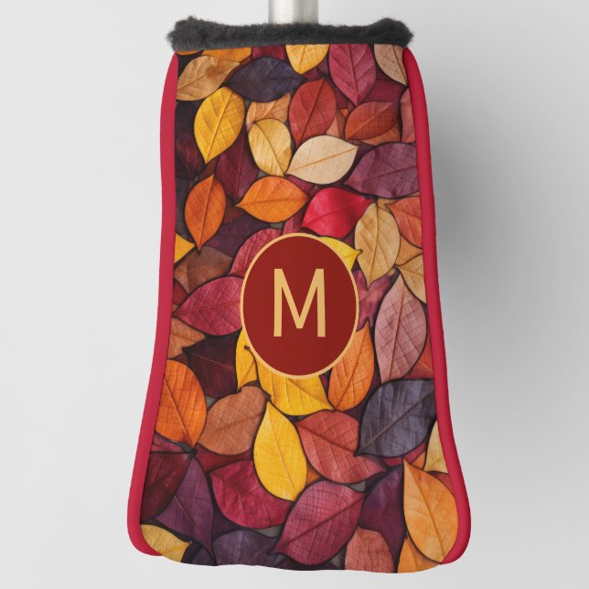Farbige Herbstblätter für die benutzerdefinierte M Golf Headcover (Rotieren 90)