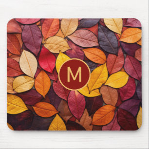 Farbige Herbstblätter für die benutzerdefinierte M Mousepad