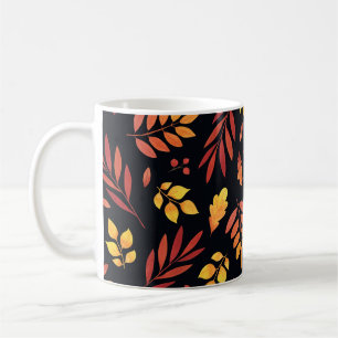Farbige Herbstblätter Kaffeetasse
