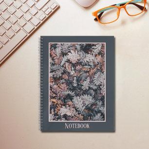Farbige Herbstblätter Notebook Notizbuch