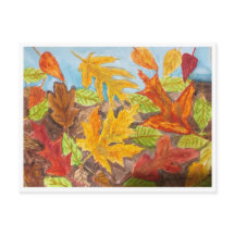 Farbige Herbstblätter