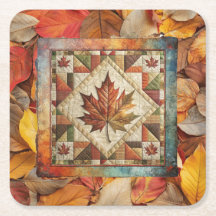 Farbige Herbstblättern Herbstleaf Untersetzer