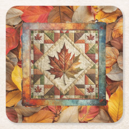 Farbige Herbstblättern Herbstleaf Untersetzer